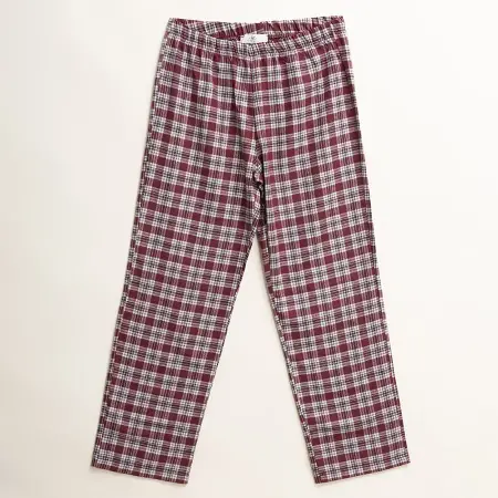 Kadın Pijama Takımı M Bordo - 4