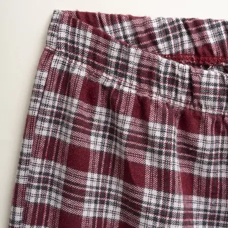 Kadın Pijama Takımı S Bordo - 6