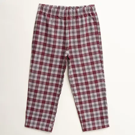 Kız Çocuk Pijama Takımı 11-12 Yaş Bordo - 4